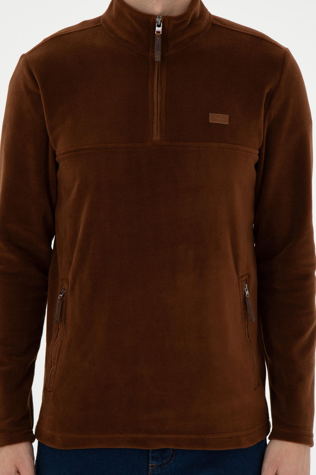 Мужской коричневый свитшот Неожиданная скидка в корзине - U.s. polo assn фото 6