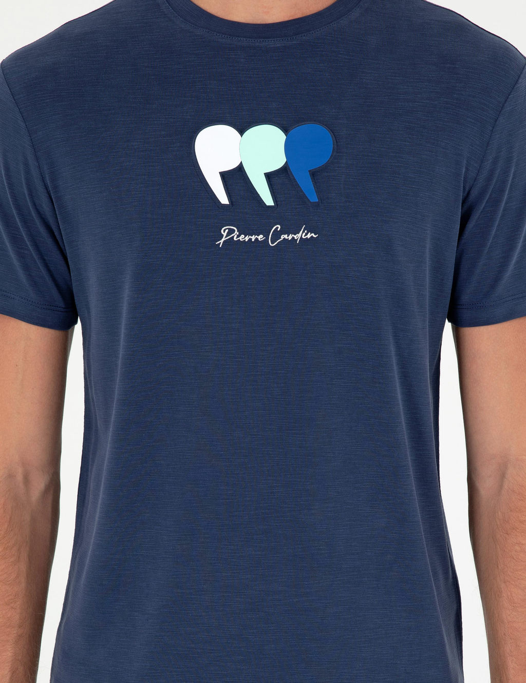 Lacivert Slim Fit Ti__rt - Pierre cardin фото 6