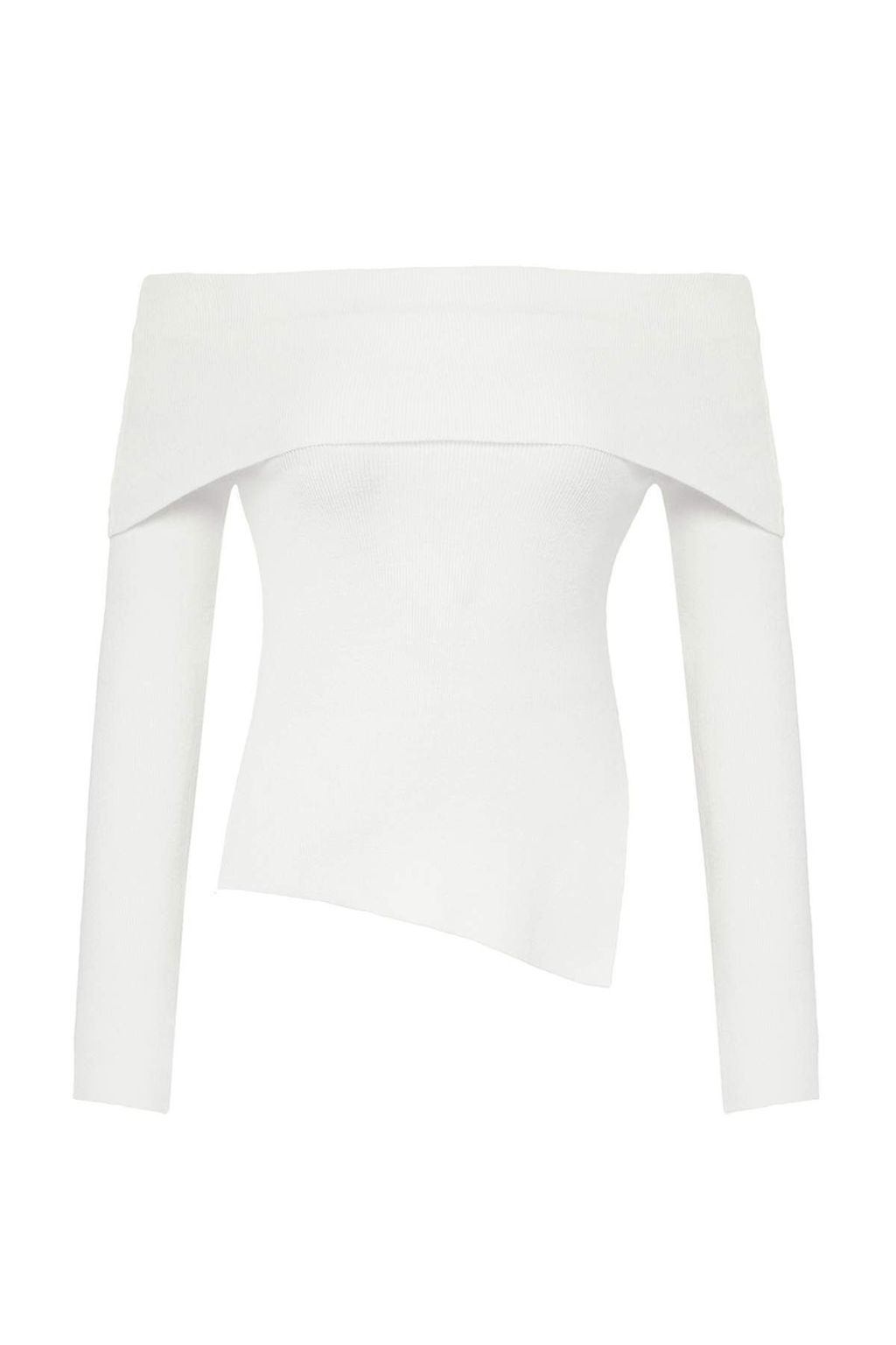 Ekru Premium Iplik/Ozel Iplik Carmen Yaka Triko Kazak TWOAW26KZ00064 - Trendyolmilla фото 5