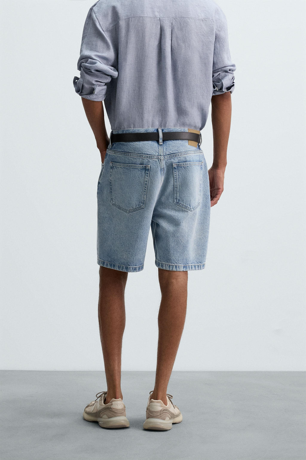 REGULAR FIT DENIM BERMUDA SHORTS - Zara фото 21