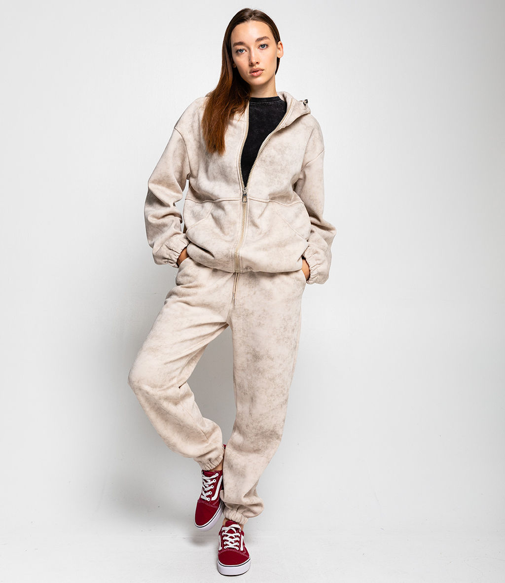 Спортивный костюм #КТ8975, бежевый - Dommod фото 4