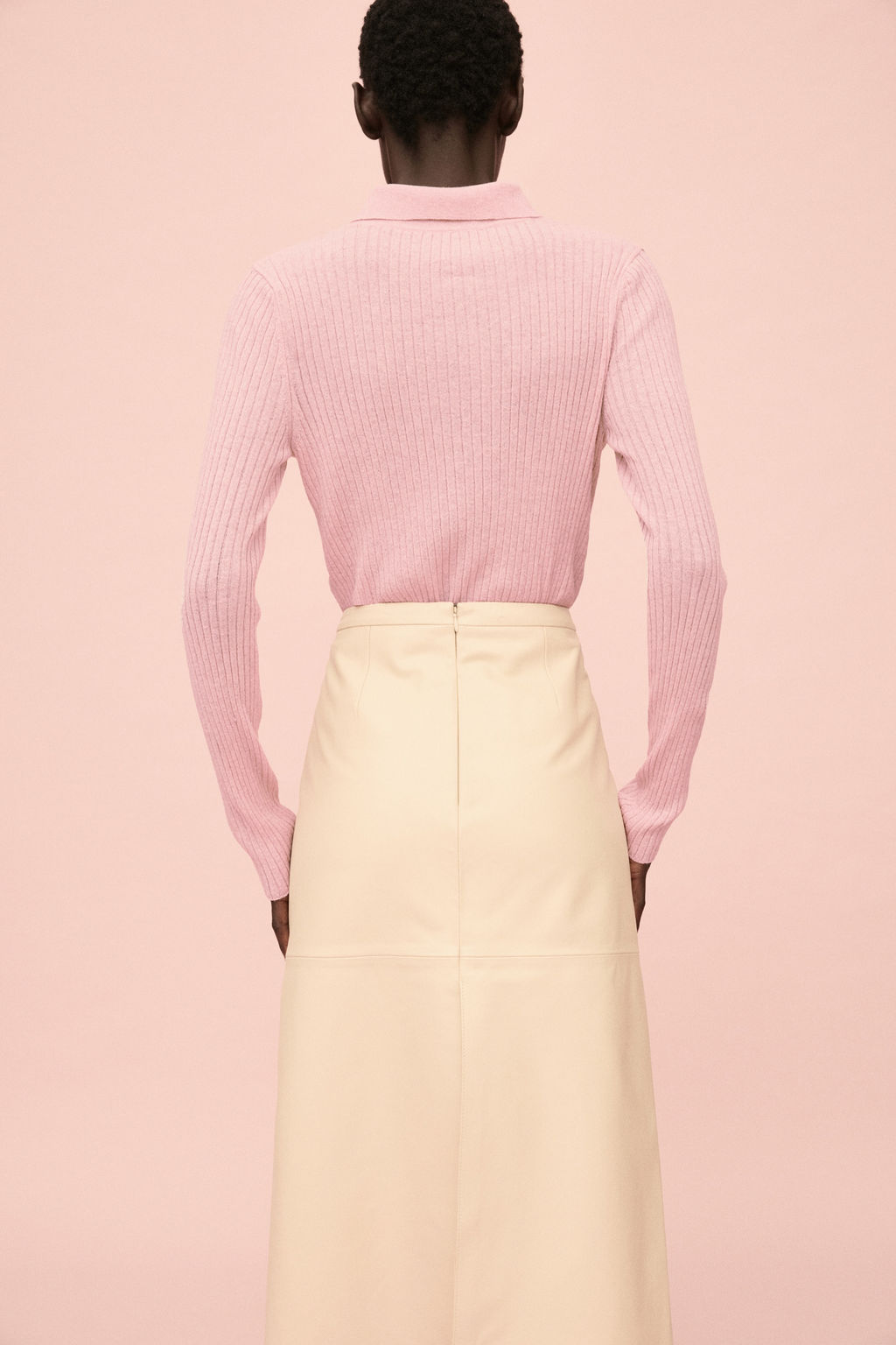 Rib-knit polo shirt - H&m фото 7