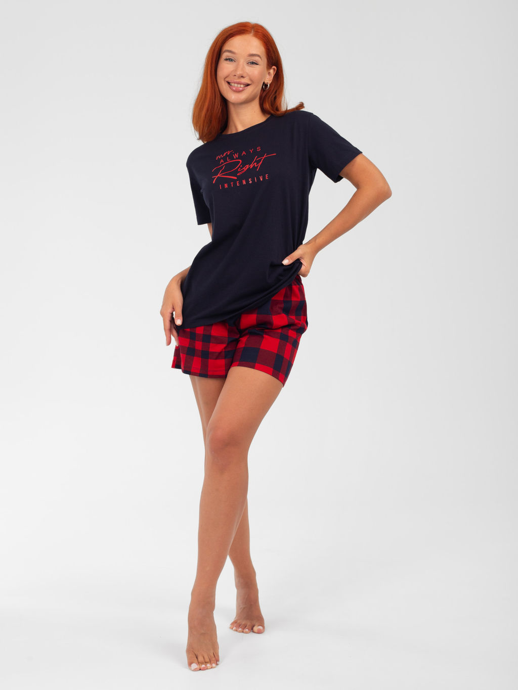 Костюм женский кулирка с шортами "ОДРИ"