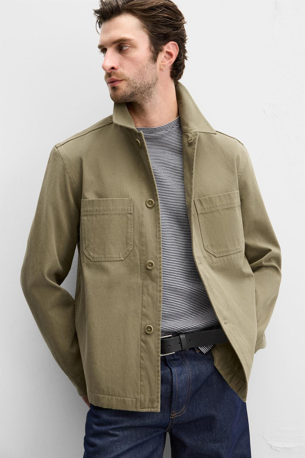 OVERSHIRT WITH POCKETS - Zara фото 6