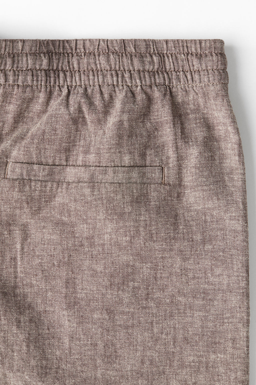 Pantal?n corto en mezcla de lino Regular Fit - H&m фото 3
