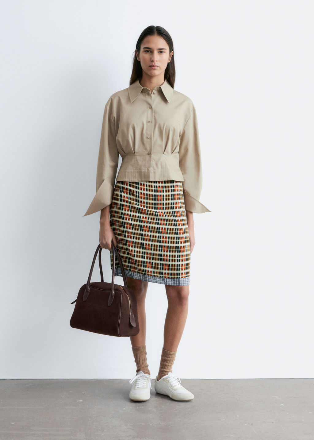 Camisa de corte ajustado a la cintura - H&m фото 3