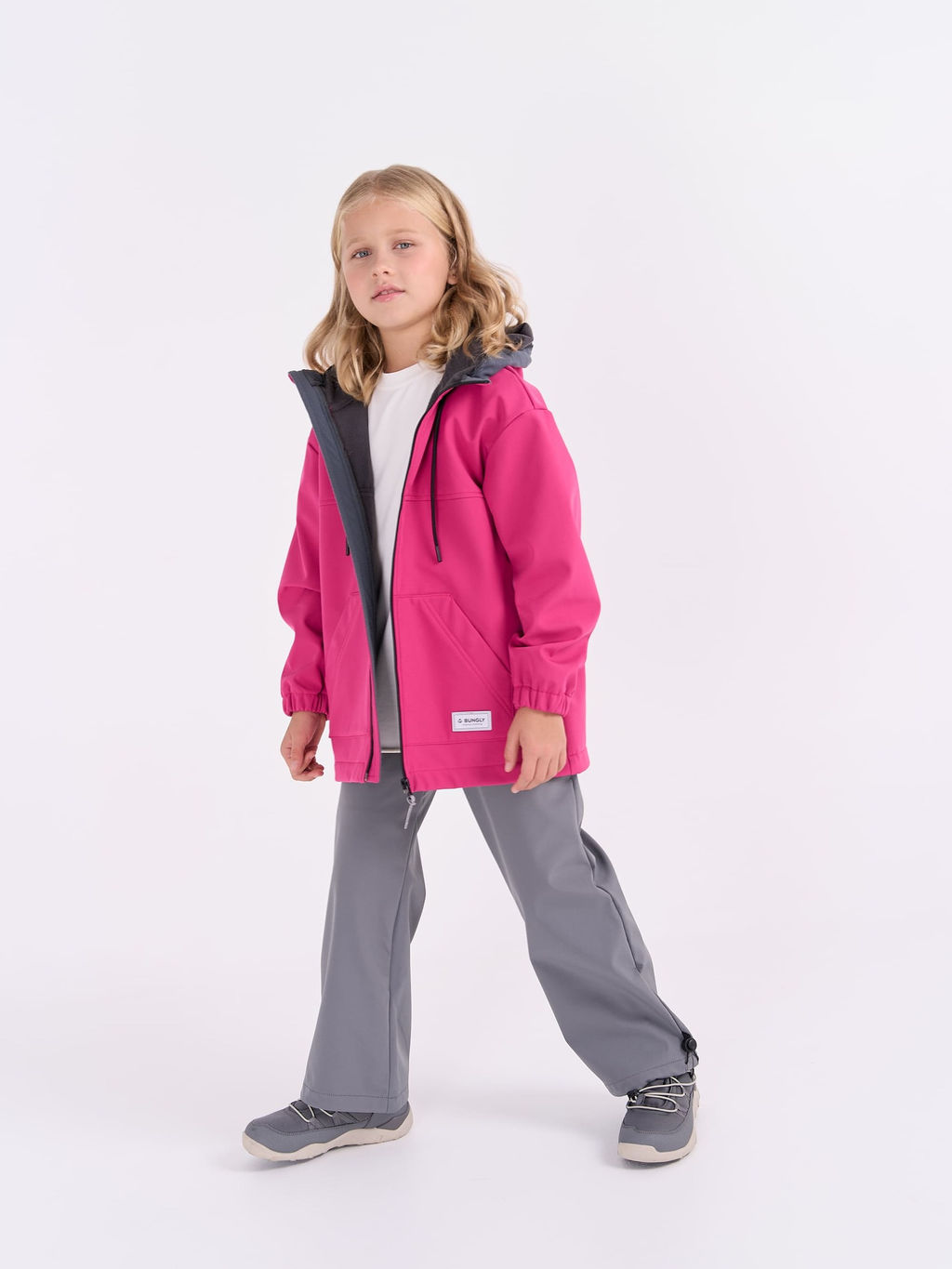 Куртка Softshell демисезонная Фуксия 7+ - Bungly фото 9