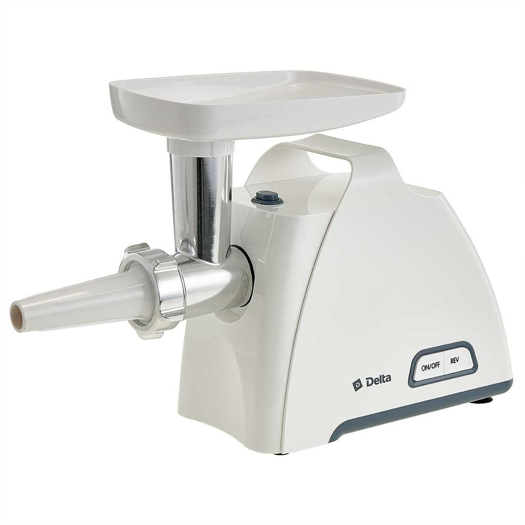 Электромясорубка DELTA DL-6104М белый с серым