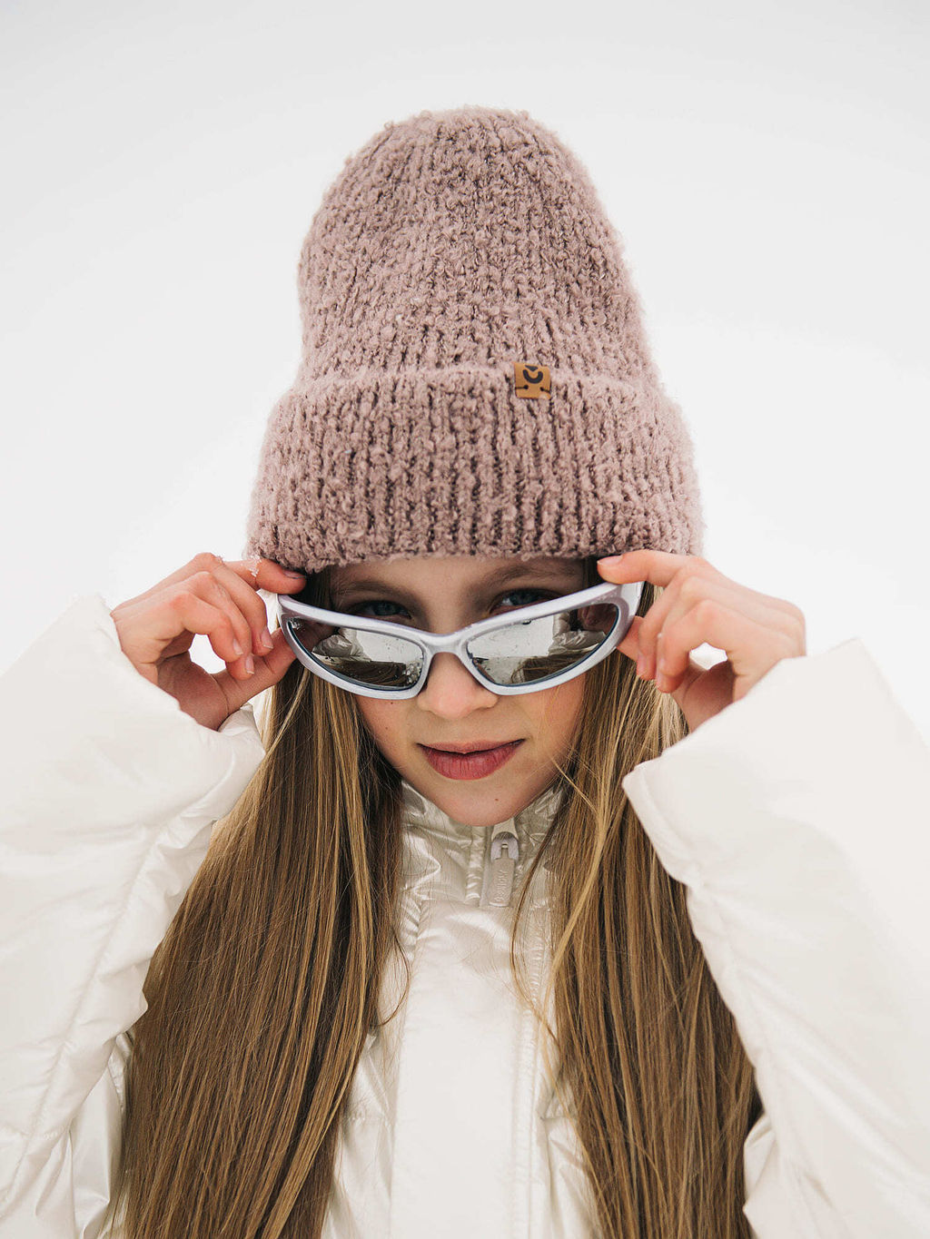 Шапка букле "Беж"