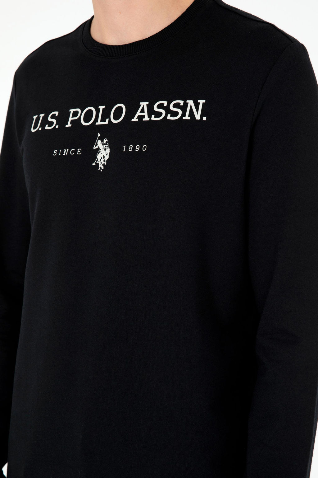 Мужской черный свитшот Неожиданная скидка в корзине - U.s. polo assn фото 7