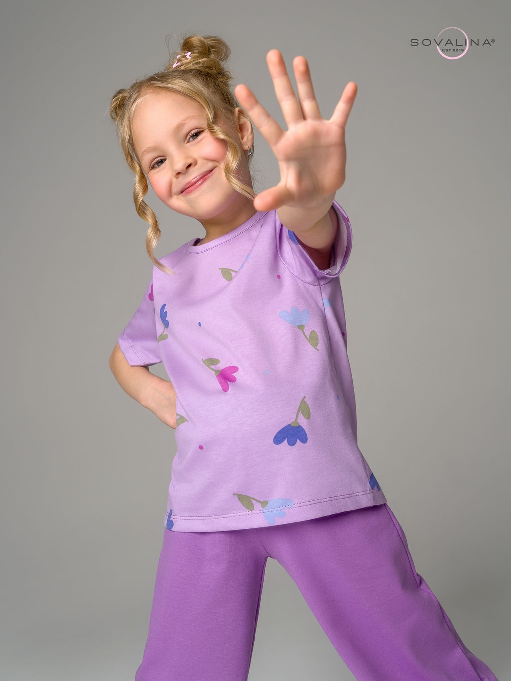 Костюм Лето сиреневый колокольчик-сирень - Sovalina фото 13