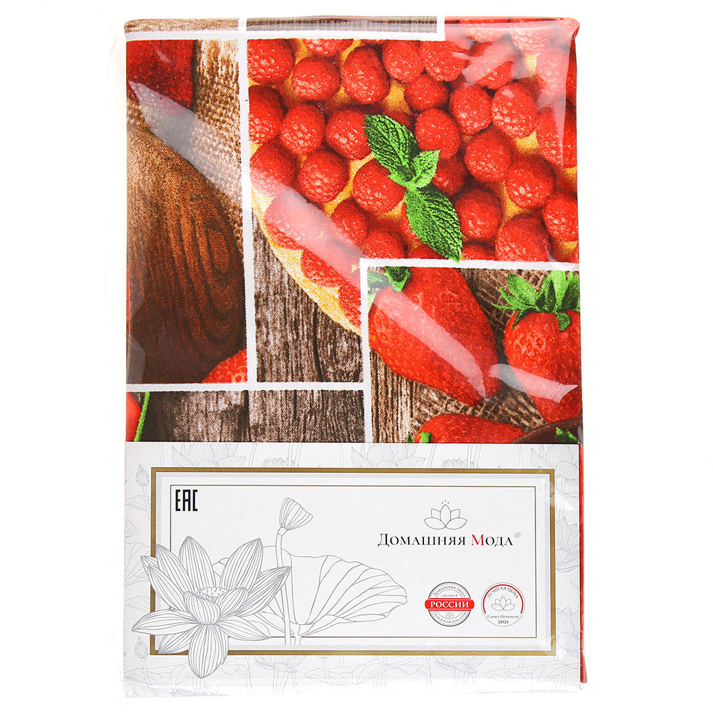 Урожай Скатерть 240х145см, длина стола до 200см, на 10-12 персон, хлопок Премиум 186г/м2, Домашняя мода (Россия)  фото 9