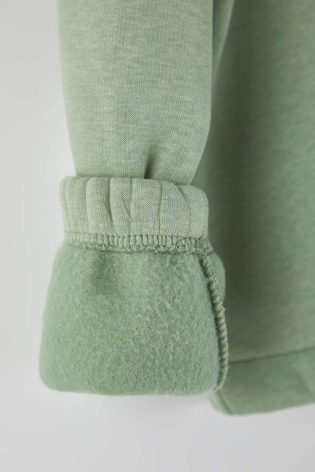 Mint*003 K?z Cocuk Pamuklu Bask?l? Kapusonlu Regular Orme Sweatshirt TKDAW26SW00035 - Trendyolmilla фото 2