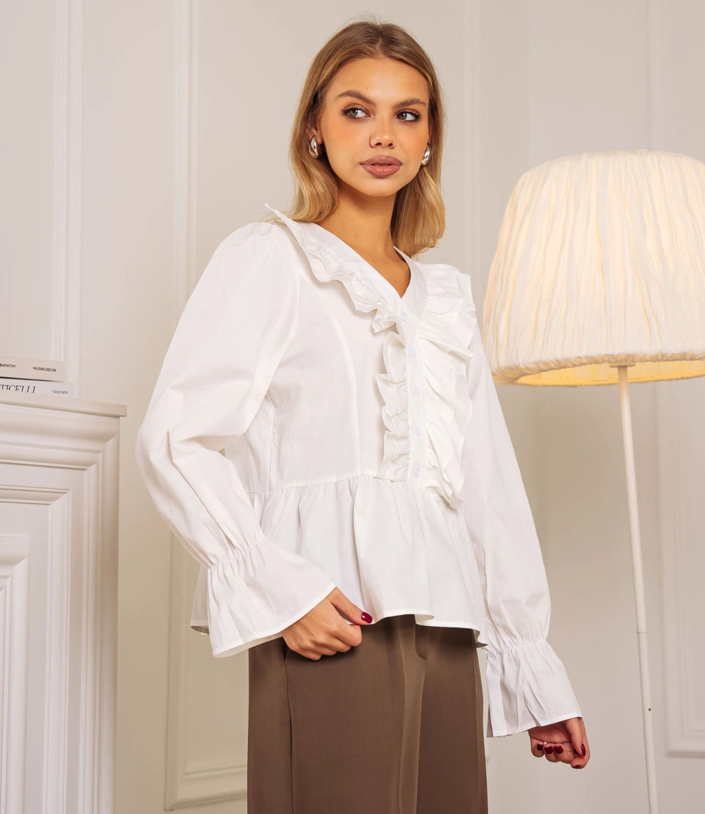 Блуза #КТ2697 (1), белый