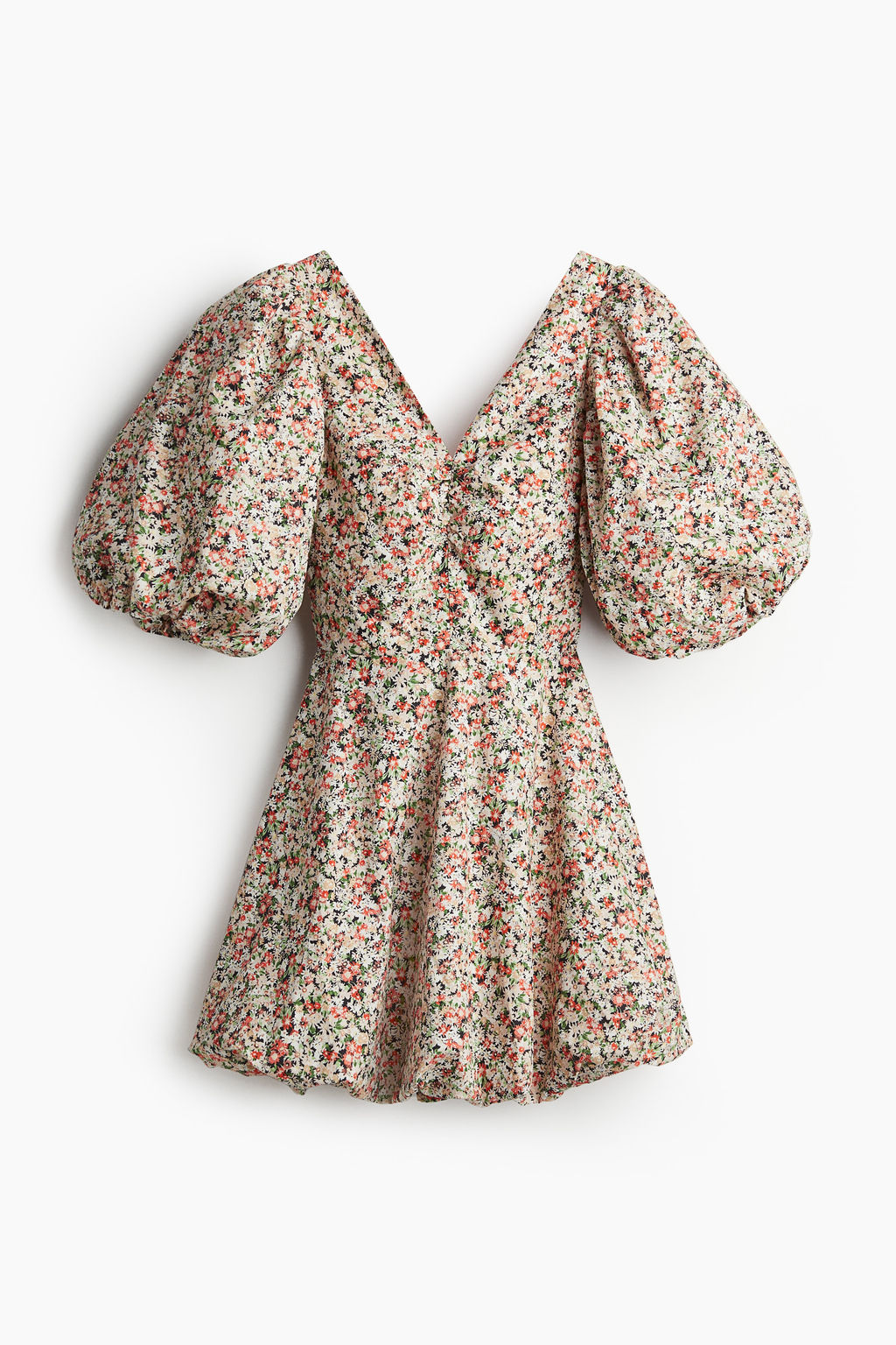 Vestido abullonado con lazada detras - H&m фото 8