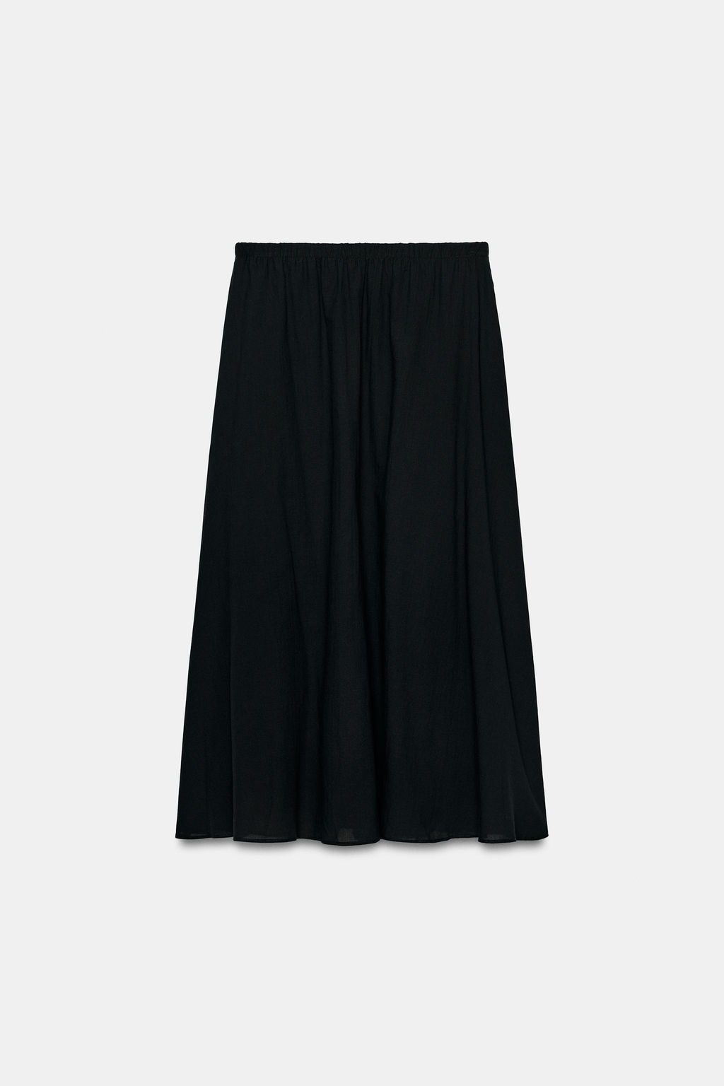 FALDA LARGA ZW COLLECTION / Negro - Zara фото 8