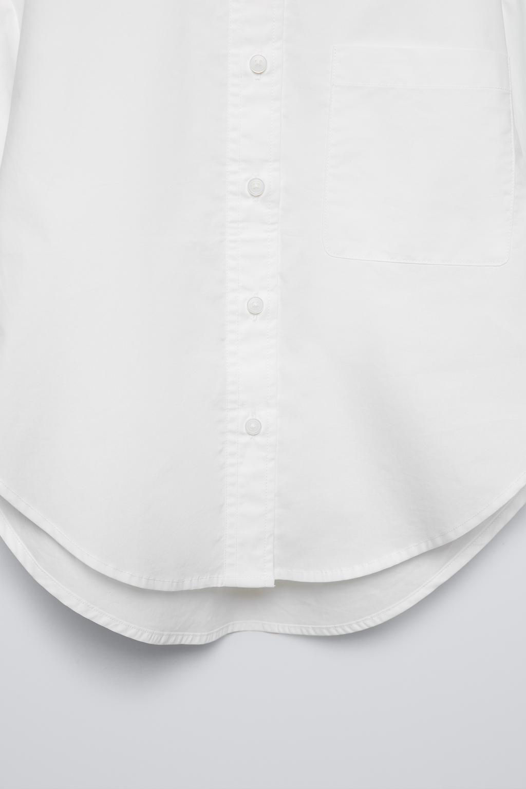 POPLIN SHIRT - Zara фото 7
