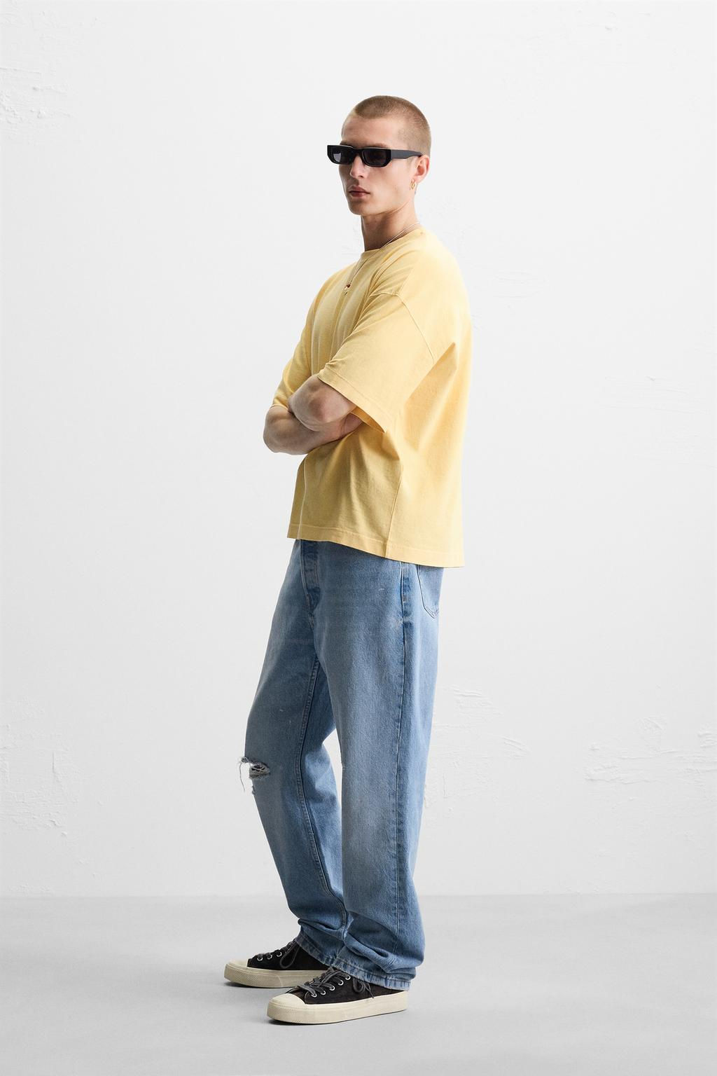 BASIC BOXY FIT T-SHIRT - Zara фото 20