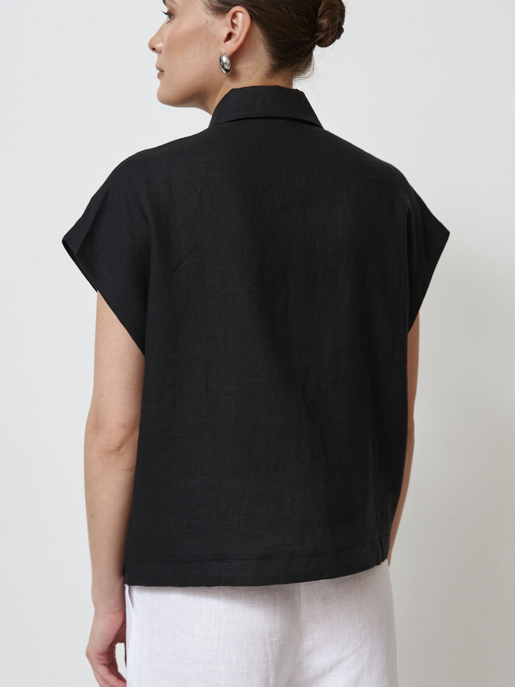 Блузка женская КЛ-7842-ИЛ24 черная