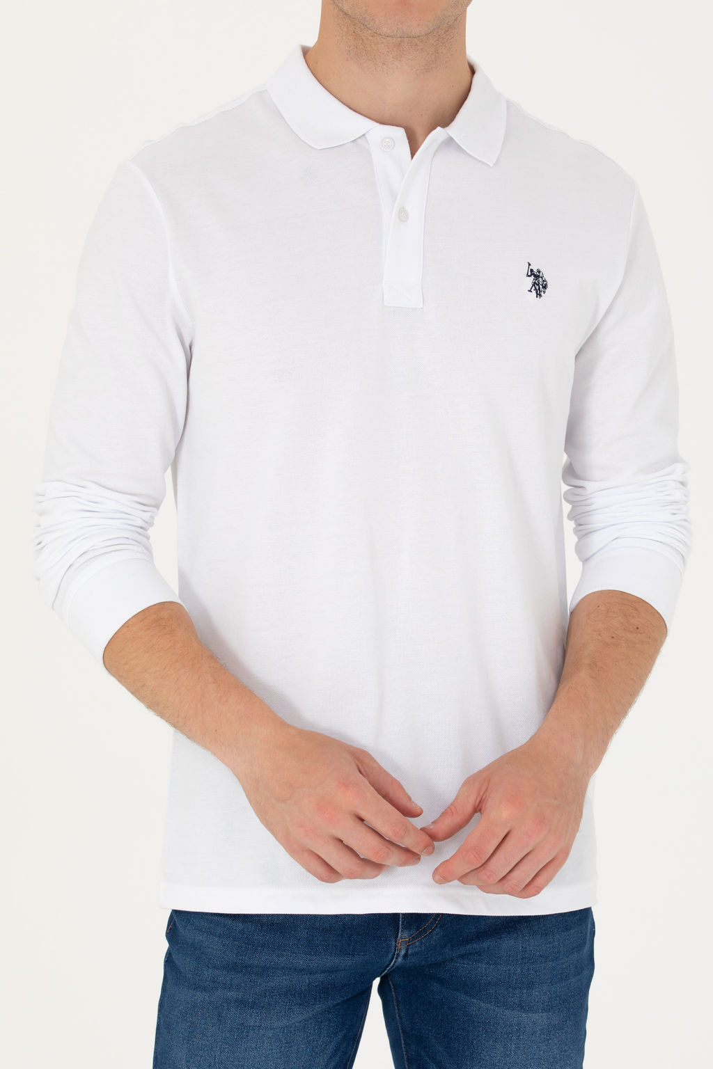 Мужской белый базовый свитшот Неожиданная скидка в корзине - U.s. polo assn фото 20