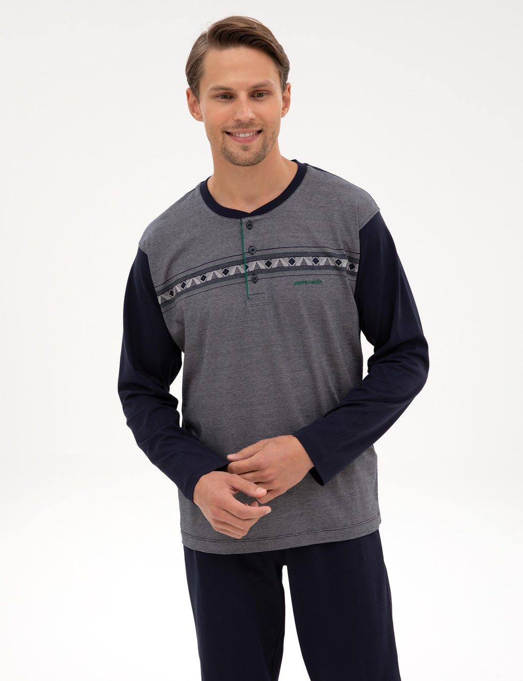 Lacivert Pijama Tak_m_ - Pierre cardin фото 3