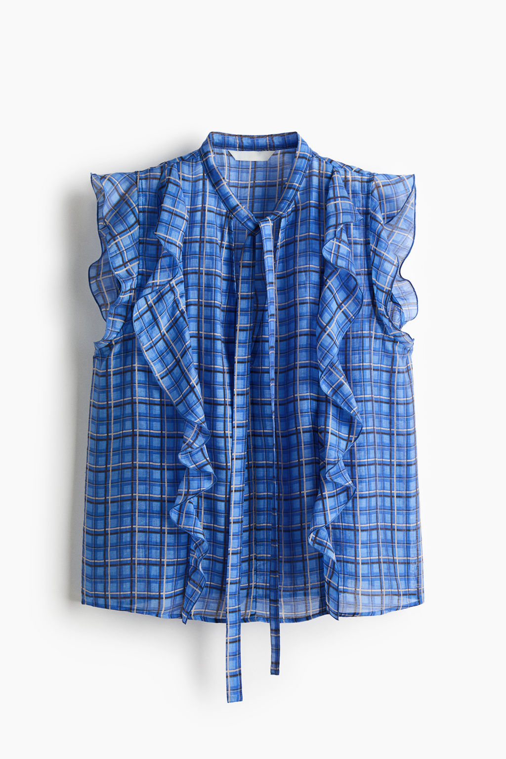 Blusa de volantes con cuello fular - H&m фото 2