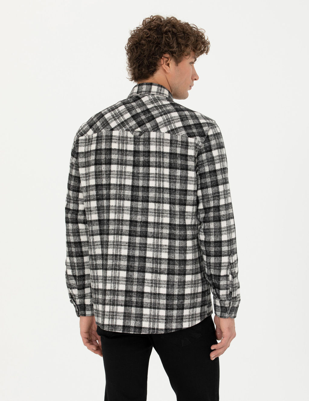 Рубашка Oversize черная