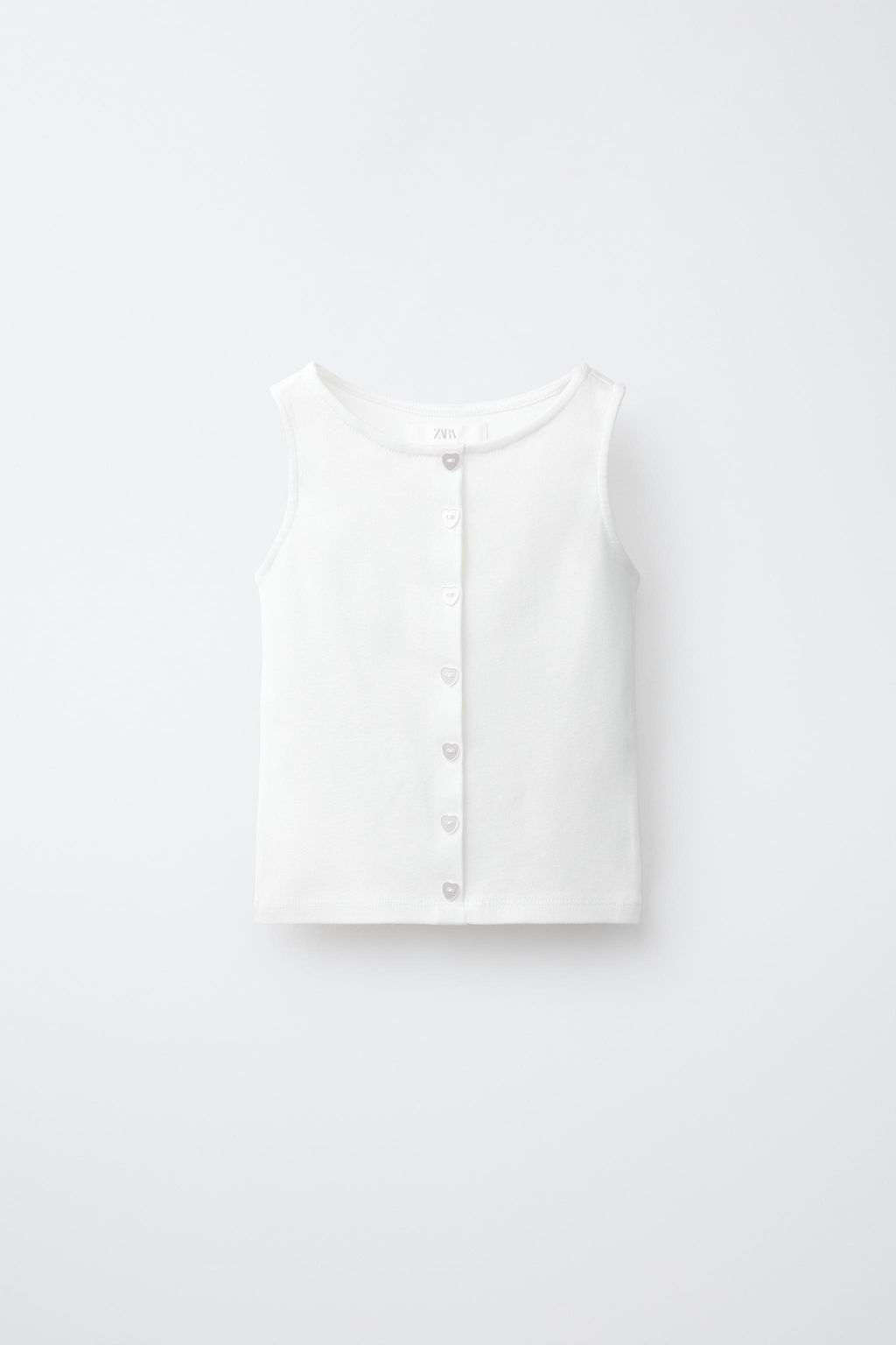 CAMISETA BOTONES / Blanco