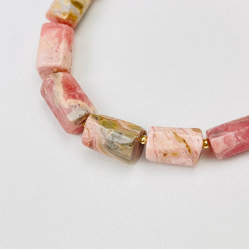 Браслет из Родохрозита - Радуга самоцветов фото 3