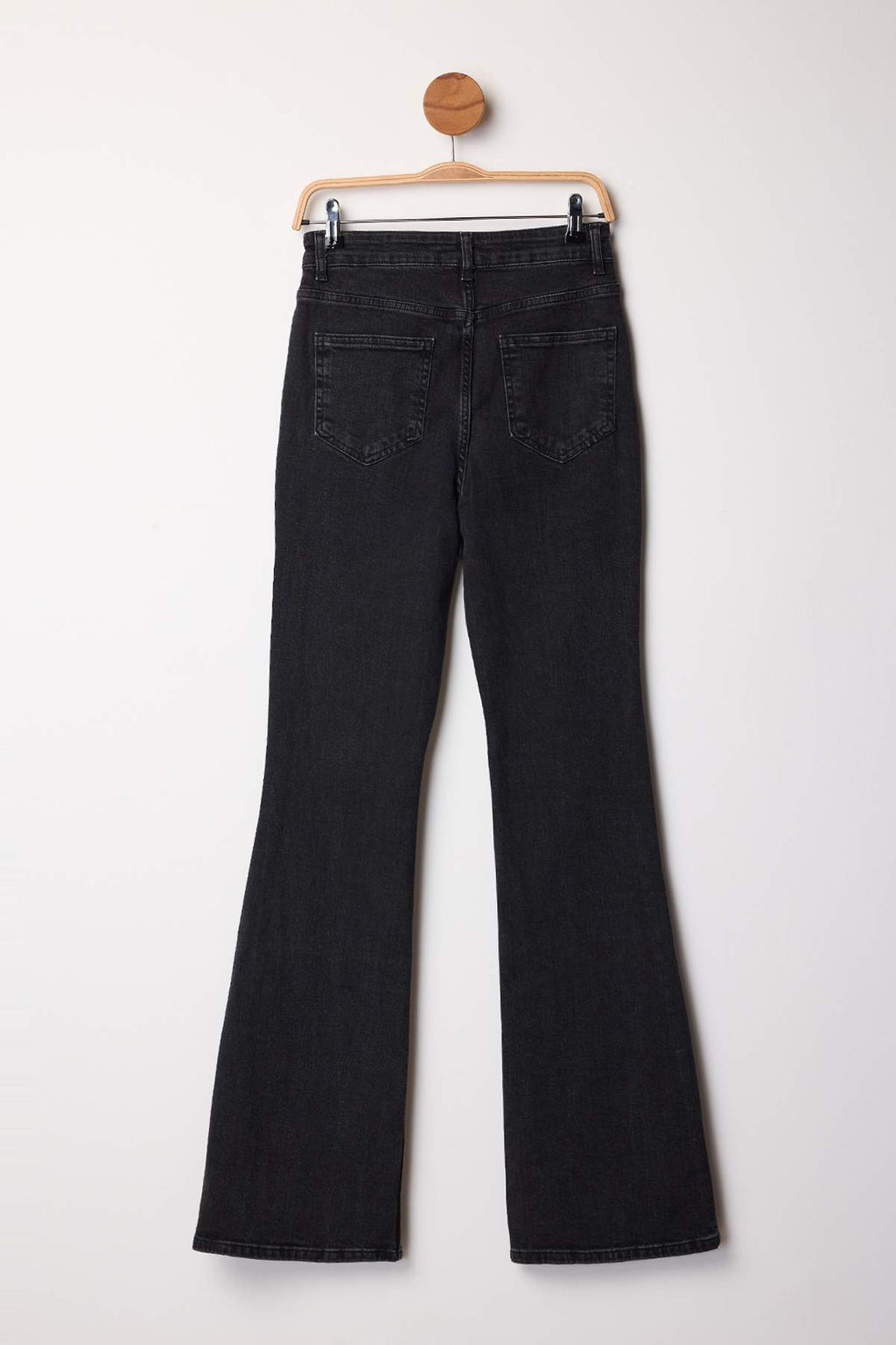 TRENDYOLMILLA Ac?k Mavi Normal Bel Flare Jeans TWOAW25JE00096  фото 8
