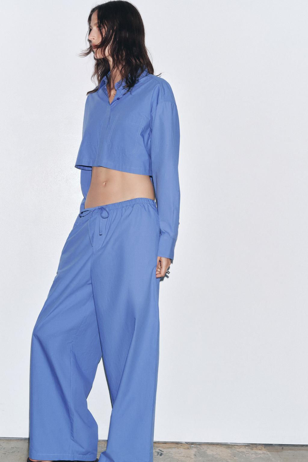 CROP POPLIN SHIRT - Zara фото 4