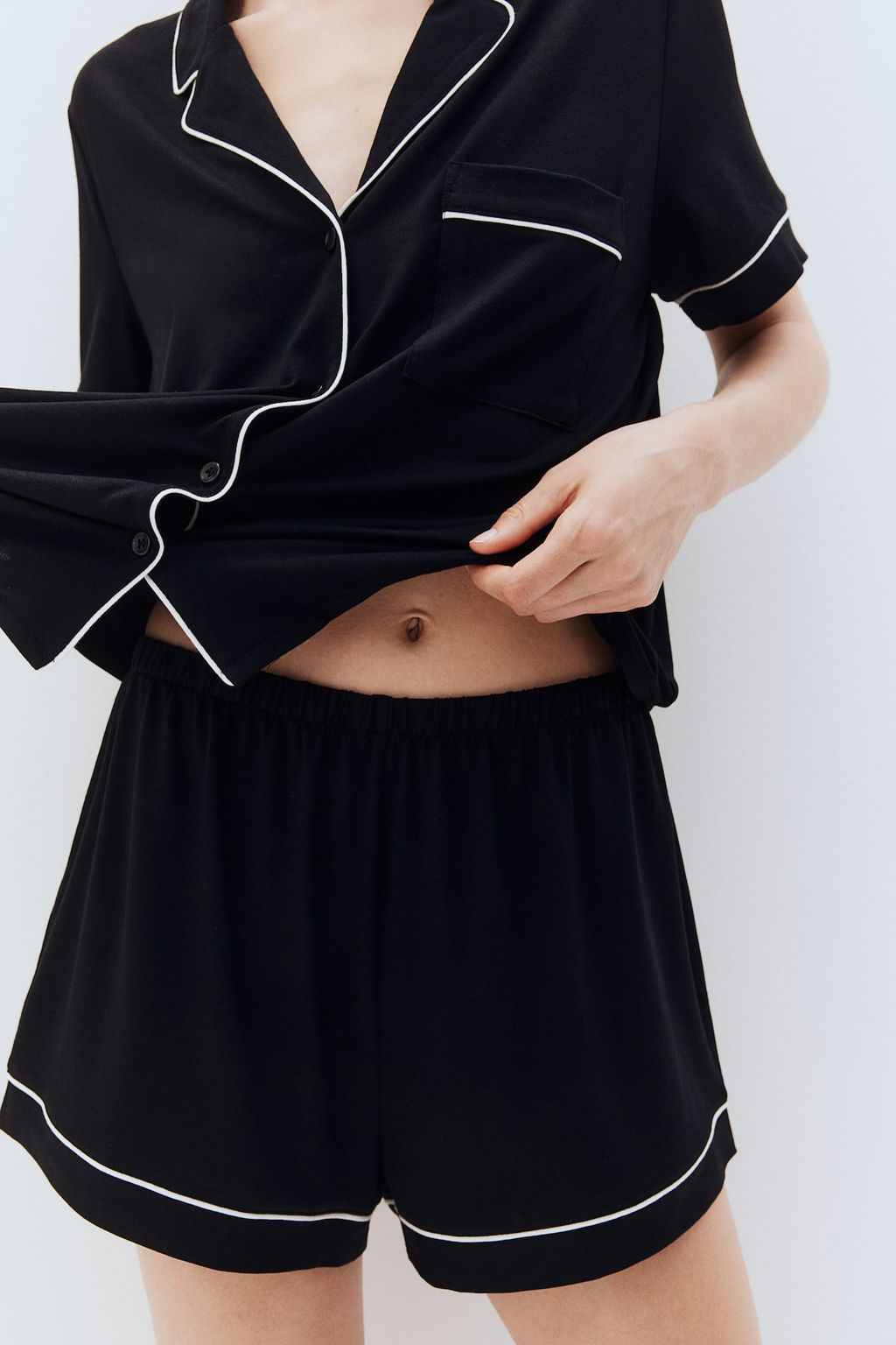 Camisa y pantalon corto de pijama - H&m фото 4