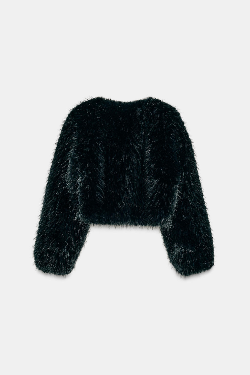 SHORT FAUX FUR COAT ZW COLLECTION