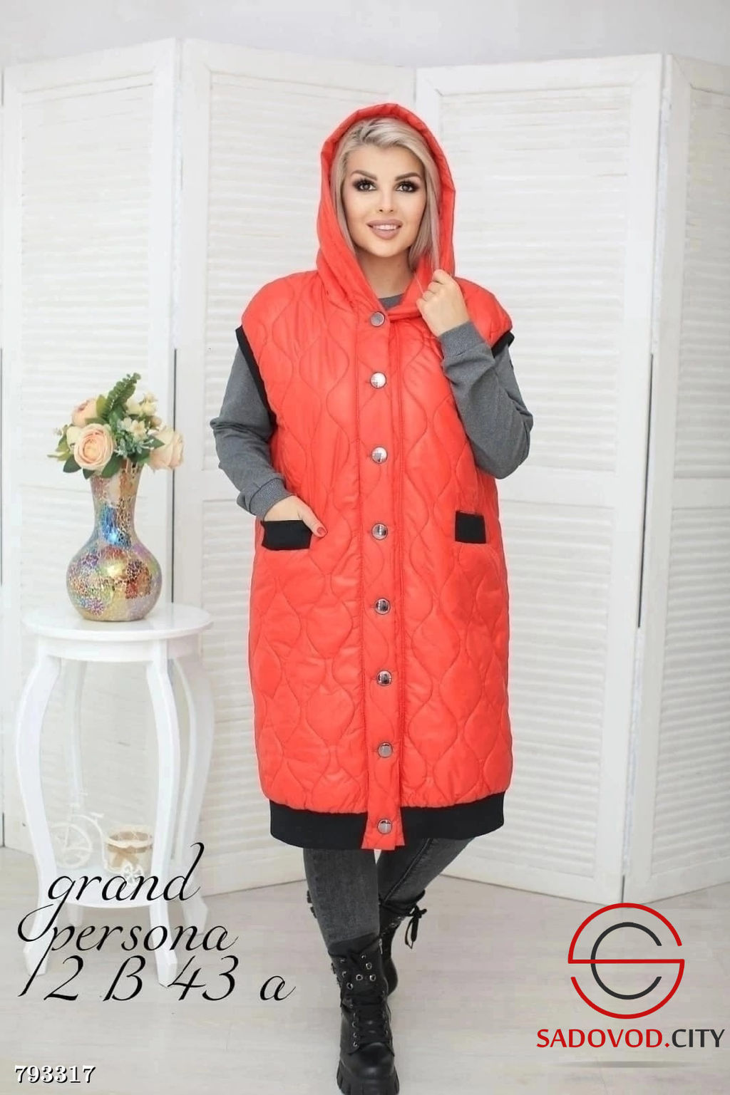 СТИЛЬНАЯ БЕЗРУКАВКА на пуговицах - Bruno фото 2