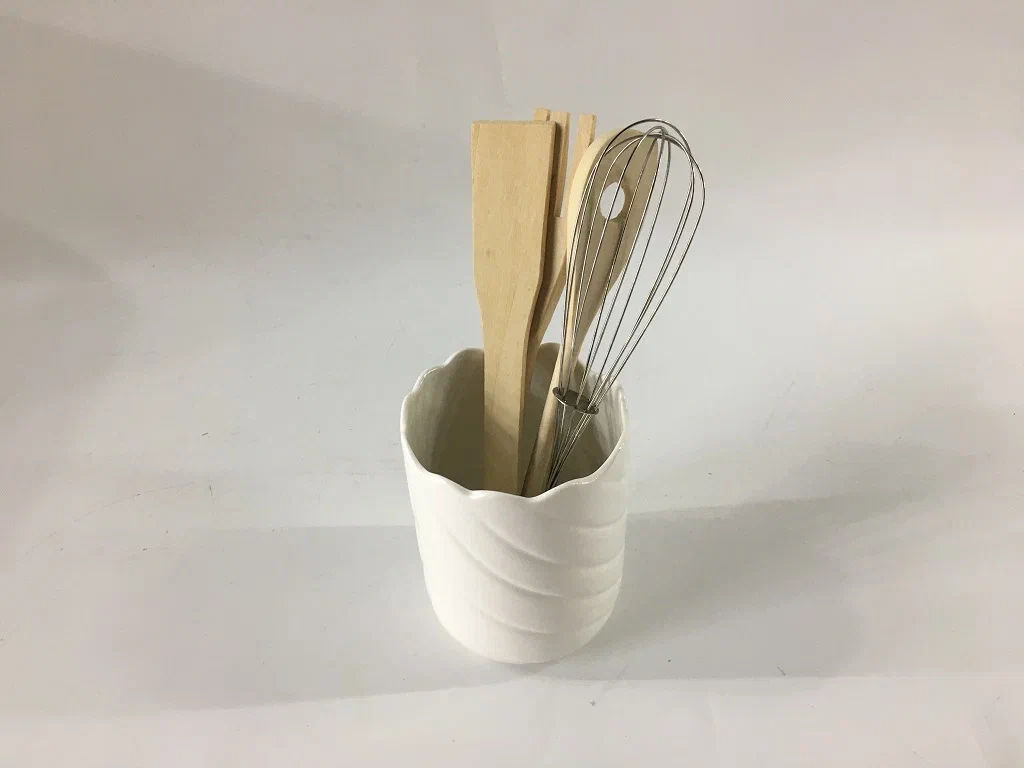 Стакан-подставка для кухонных приборов Фиона Jewel (фарфор) 12шт/уп