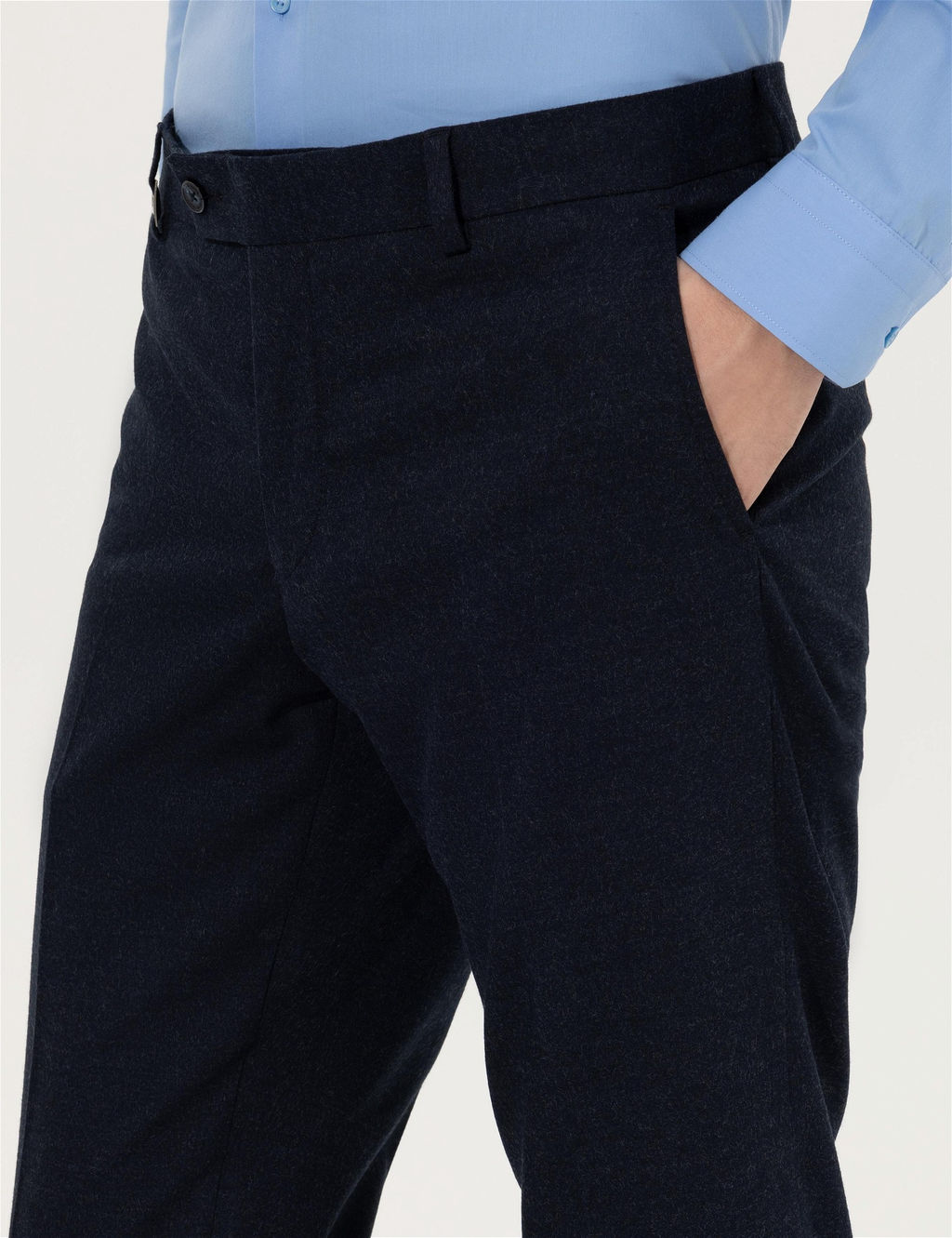 Lacivert Slim Fit Kuma_ Pantolon - Pierre cardin фото 5