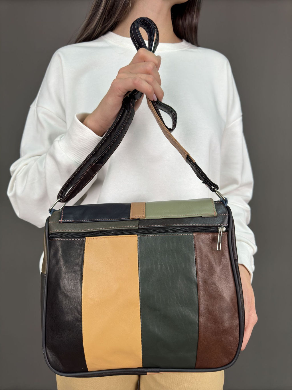 Сумка женская из телячьей кожи