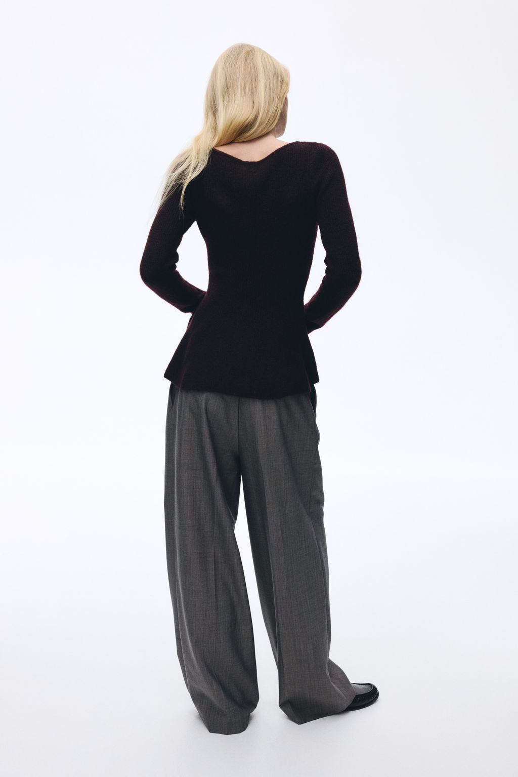 Jersey en punto de canal? con peplum - H&m фото 6