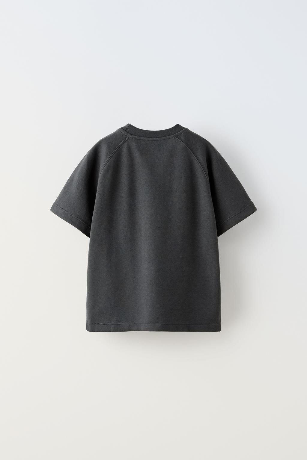 KABARTMALI SLOGANLI T-SHIRT VE BERMUDA SORT TAKIM - Zara фото 3