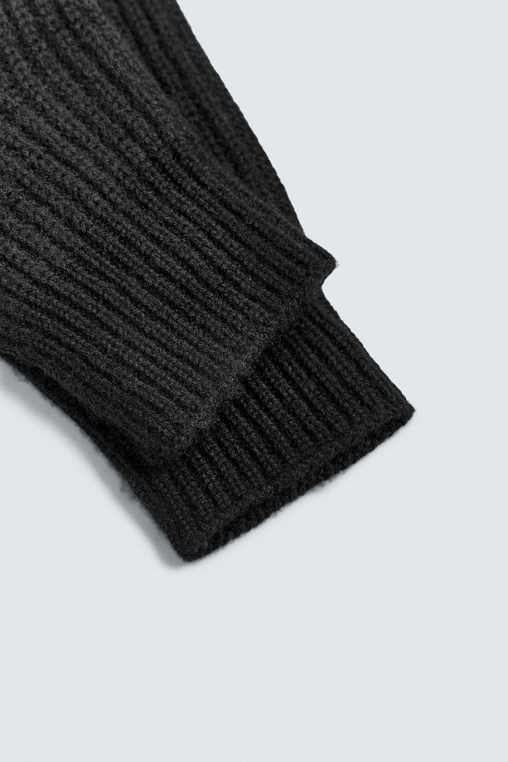 WOOL-CASHMERE KNIT MITTENS