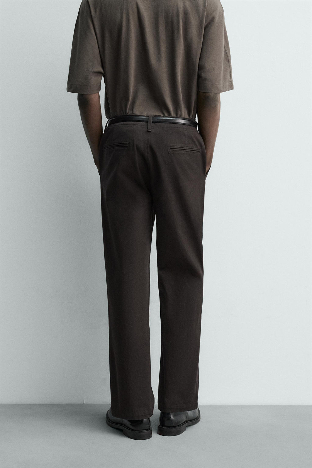 REGULAR FIT CHINO TROUSERS - Zara фото 3