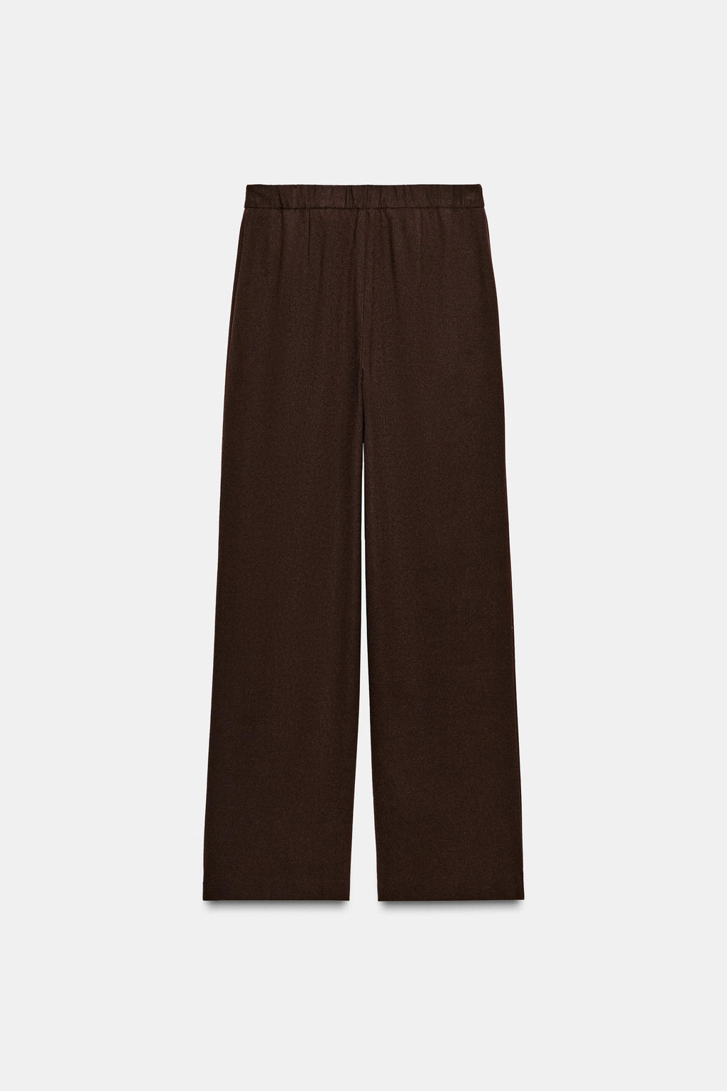 MID-WAIST STRAIGHT-LEG TROUSERS