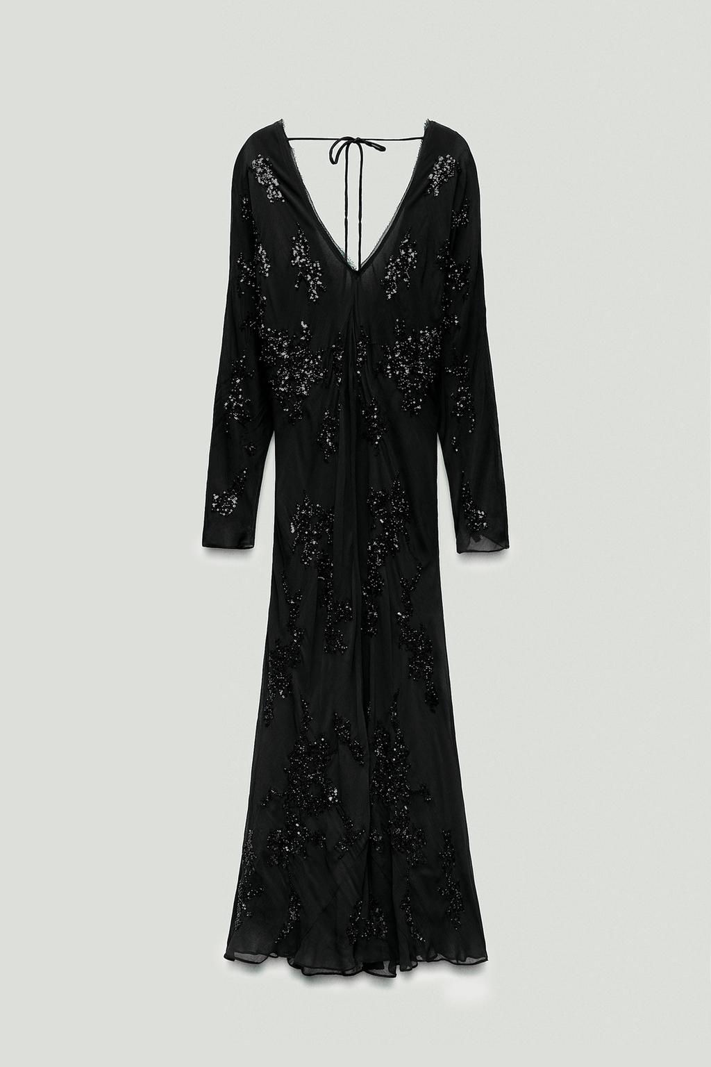 EMBROIDERED SEQUINNED DRESS ZW COLLECTION - Zara фото 7