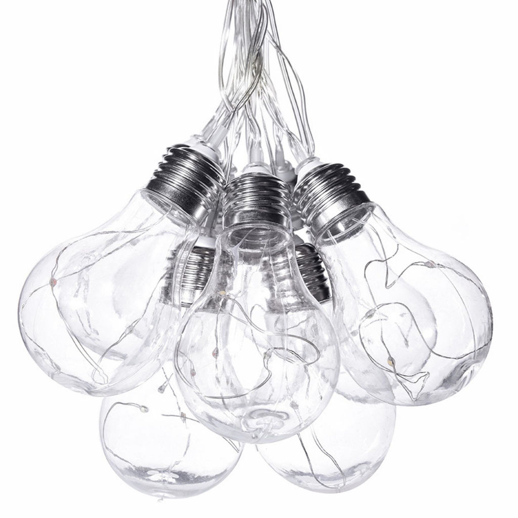 USL-S-126/PT4000 BULBS Садовая гирлянда на солнечной батарее Лампочки. 40 светодиодов. Разноцветный свет. 1*АA Ni-Mh аккумулятор в/к. IP44. TM Uniel
