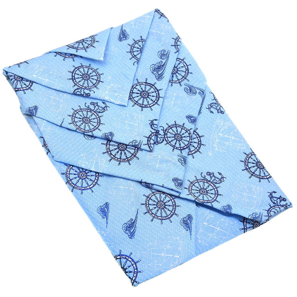 Морское путешествие Салфетки сервировочные, комплект 4шт, 45х45см, плотность 186г/м2, премиум хлопок 100%, Домашняя мода (Россия)  фото 3