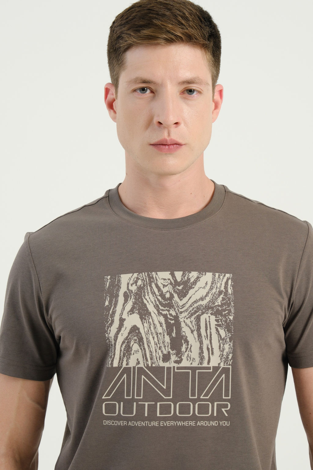 Футболка Серый CAMPING SS Tee - Anta фото 2