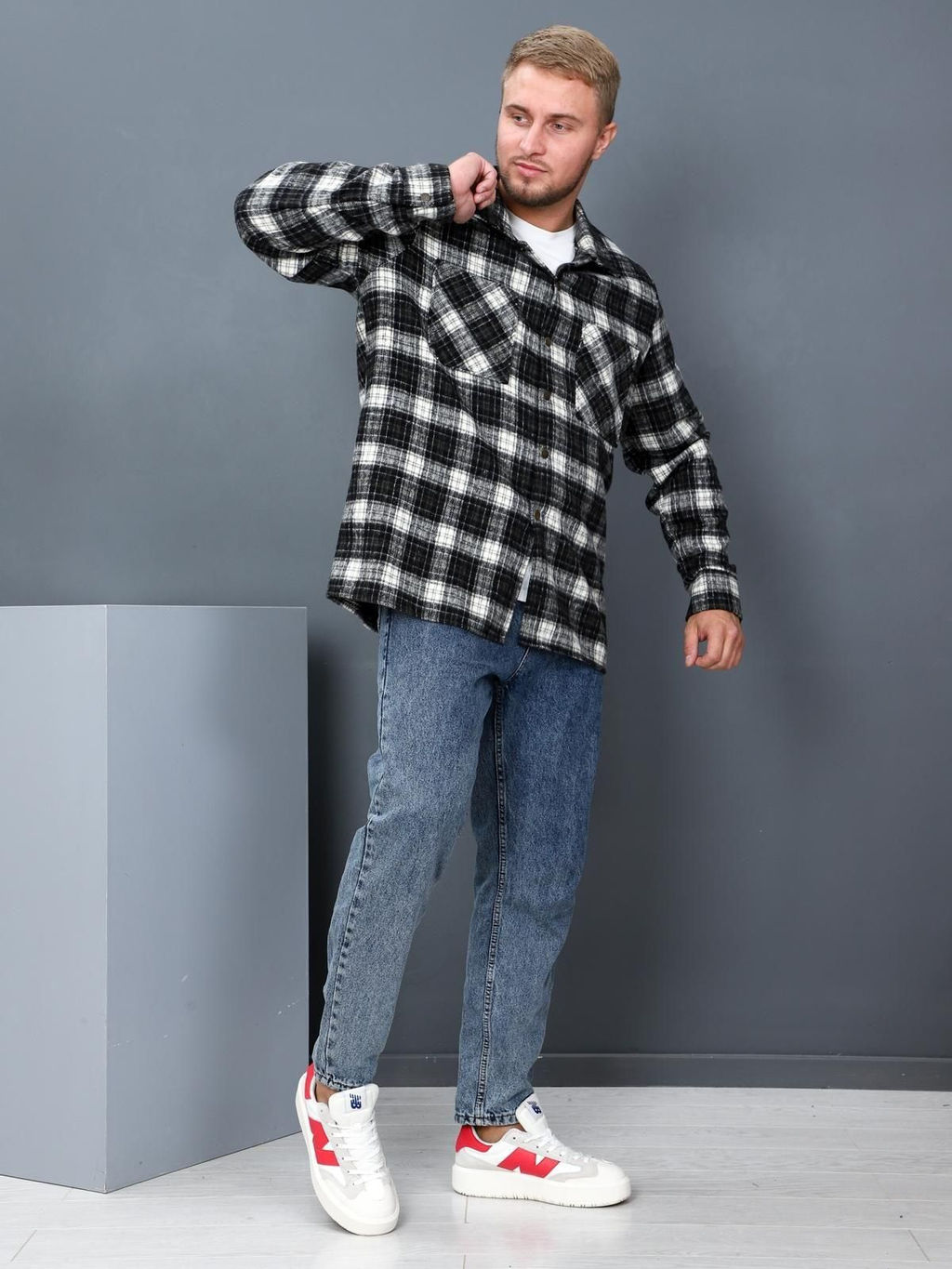 IV-CAPRIZ Никос - рубашка шерстяная  фото 16