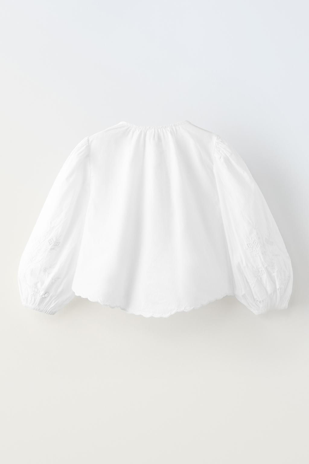 EMBROIDERED ROMANTIC SHIRT - Zara фото 3