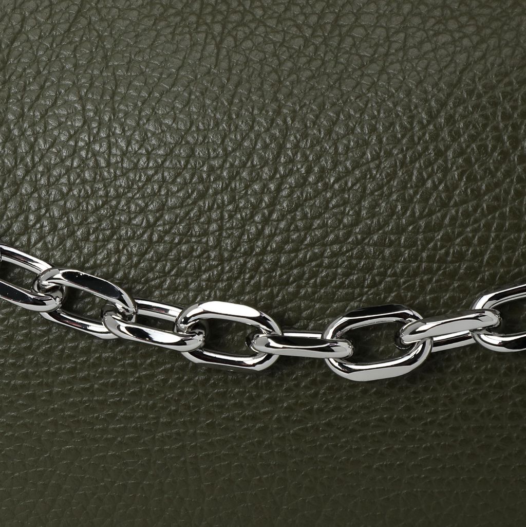 Женская сумка на плечо DIVAS BAG Артикул 3207052, бежево-зеленый  фото 4
