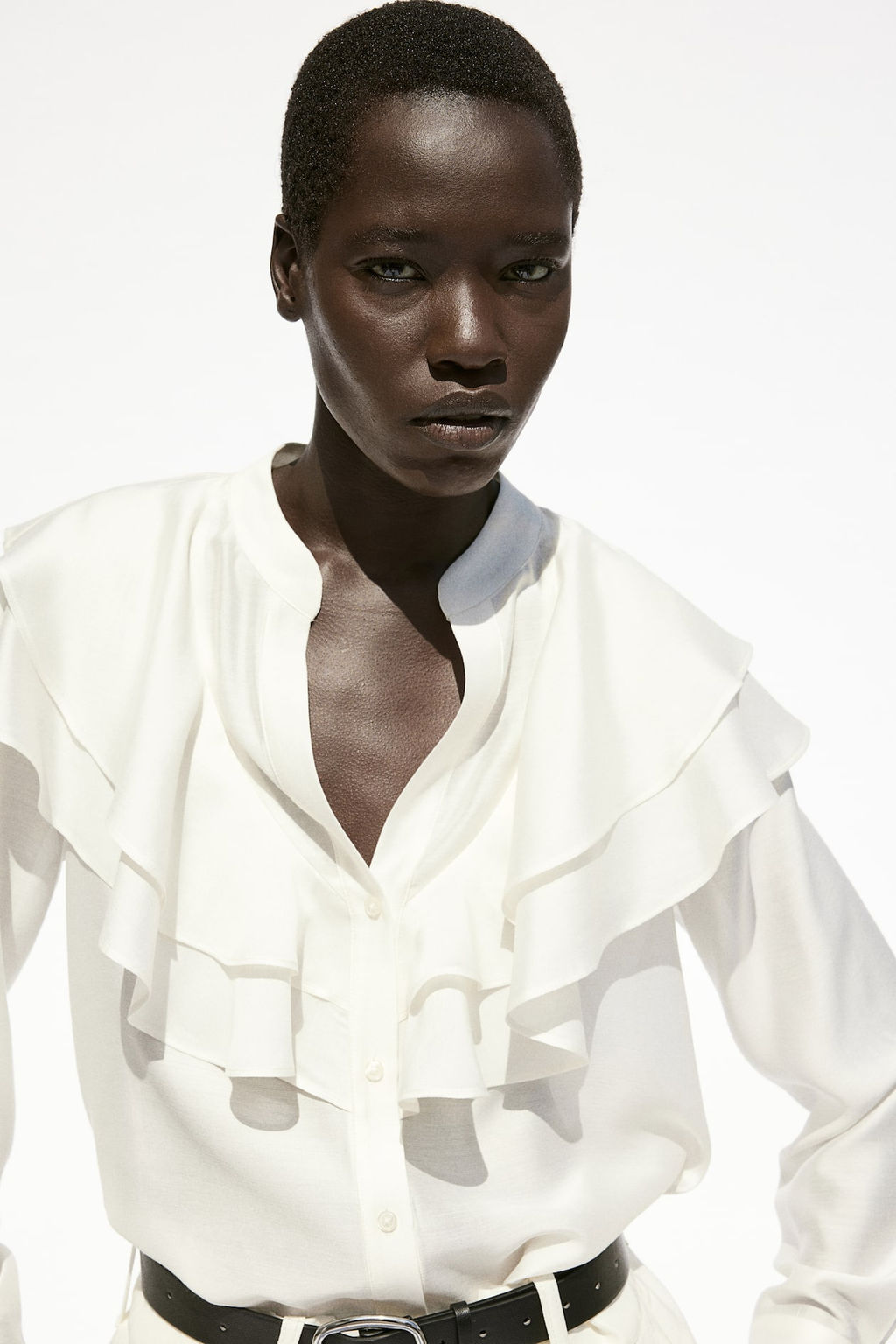 Blusa de volantes